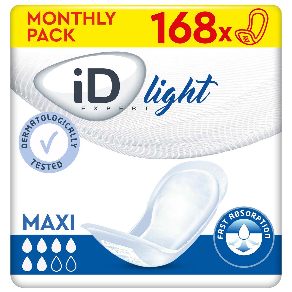 Form Incontinence Pads, Size Normal, Maxi, White (Qty:168) – ViraCare